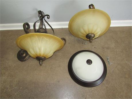 Classic Frosted Ceiling Lamps