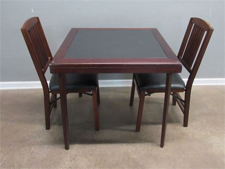 Card Table & 2 Folding Chairs