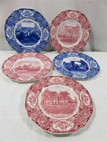 GEORGE WASHINGTON Bicentenary Series Commemorative Plate Set