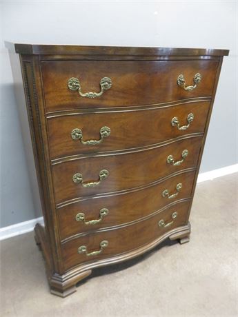 TOMLINSON Bow Front Chest of Drawers