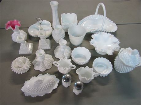 Hobnail & Milk Glass Collection