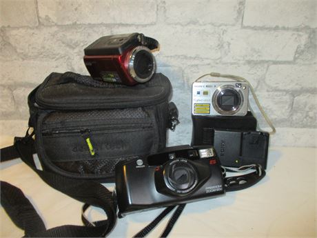 Nice Complete Camera Lot with case, Box, and Hardware