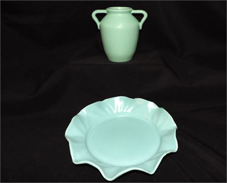 MCCOY Vase / POPPY TRAIL Bowl