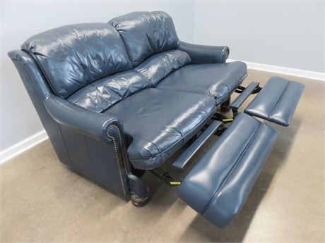 BRADINGTON YOUNG Leather Loveseat Recliner