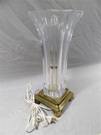 Crystal Vase Lamp