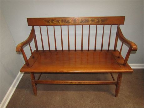 Hitchcock Style Bench