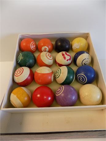 Vintage Pool Balls