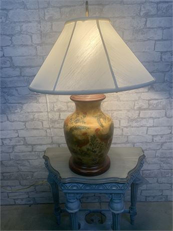 Rooster Ginger Jar Table Lamp