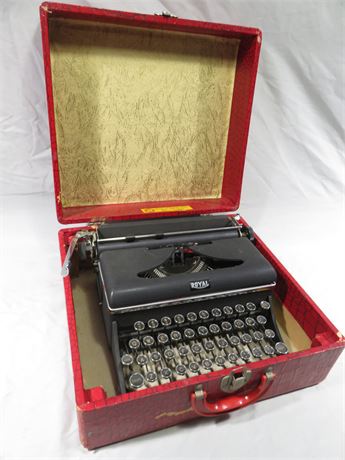 Vintage Royal Portable Typewriter