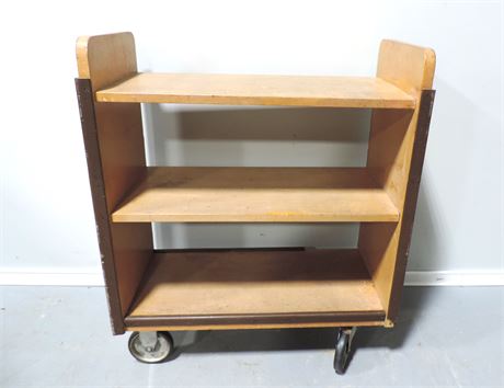 Vintage Library Cart