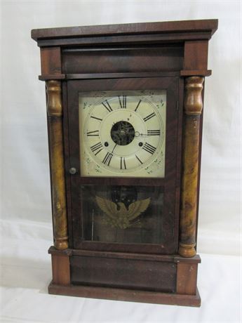 Antique Mid 1800's Seth Thomas Brass Clocks - Plymouth Hollow Conn.