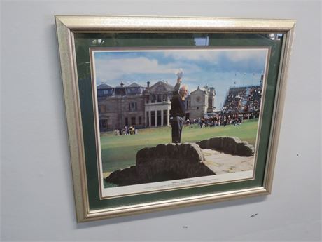ARNOLD PALMER "Farewell To St. Andrews" 1995 British Open Print