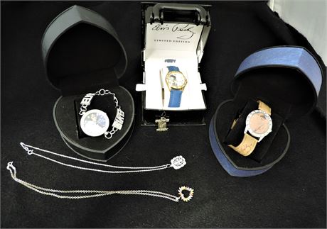 Sterling Sliver Necklaces Elvis Watches