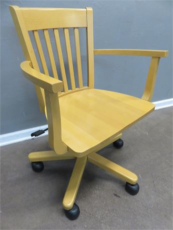 Wood Banker's Chair