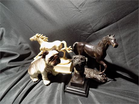 Ceramic and Bronze Animal Collection