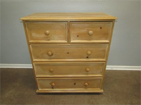 Pine Wood Chest of Drawers
