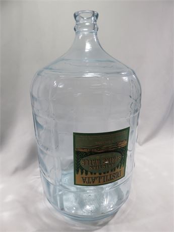 DISTILLATA 5 Gallon Glass Water Jug