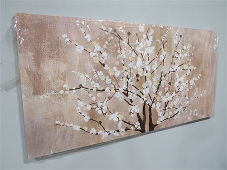 Plum Blossom Canvas Wall Art