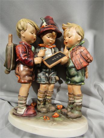 "School Boys" Goebel Hummel Figurine #170 TMK3ss Large COLLECTIBLE