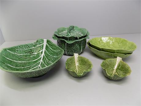 B F Portugal Serving Bowl and Plates