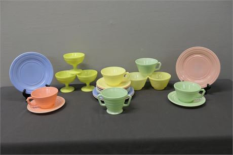 Mid Century Cups / Plates / Saucers / Bowls / Lot of 21