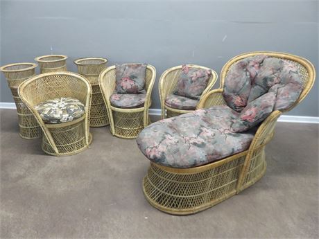 7-Piece Wicker Seating Group