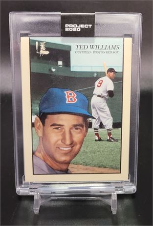 Ted Williams Uncirculated Topps Project 2020 Encased Card Boston Red Sox