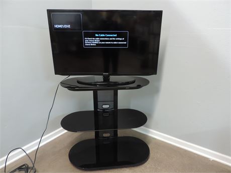 SAMSUNG Smart TV / Smoked Glass Stand