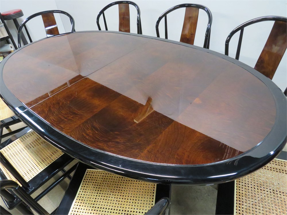 Transitional Design Online Auctions - Henredon Dining Room Set