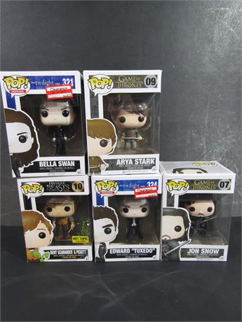 Pop Movie Toys, Game of Thrones, The Twilight, Beasts