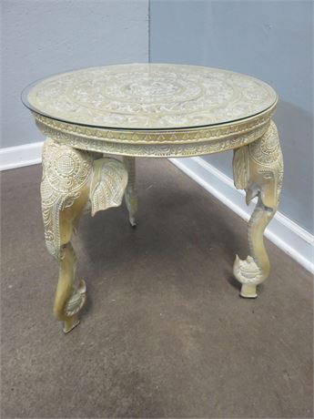 Asian Elephant Accent Table