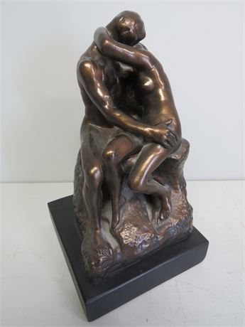 AUGUSTE RODIN "The Kiss" Replica Sculpture