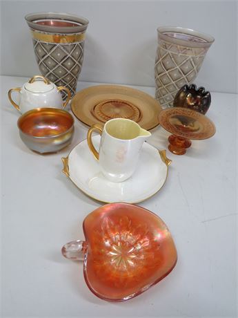Decorative Tableware & Glassware Lot
