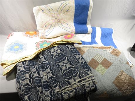 Vintage Handmade Quilts / Bedspreads