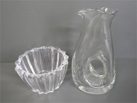 Crystal Bowl / Glass Carafe