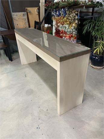 Glass Counter Top with Storage