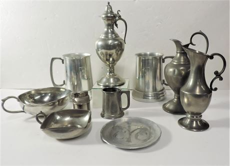 Wendell August Forge Aluminum and Pewter Lot
