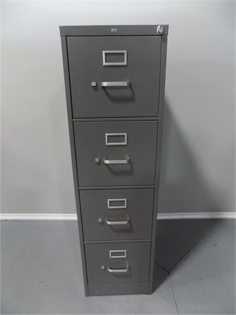 Gray Office File Cabinet