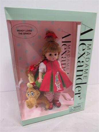 MADAME ALEXANDER Wendy Loves The Grinch Doll