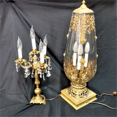 Set of Two Vintage Lamps