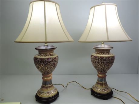 Pair of Ceramic Lamps