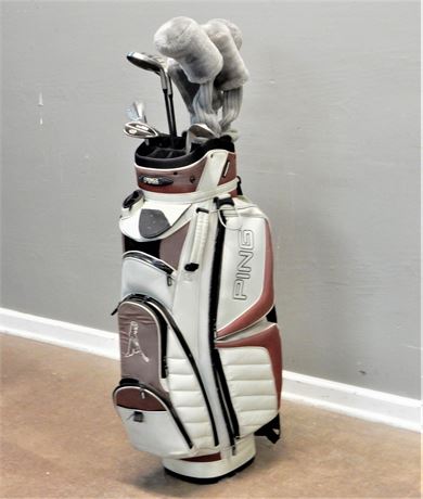 Ping Golf Bag and Golf Clubs