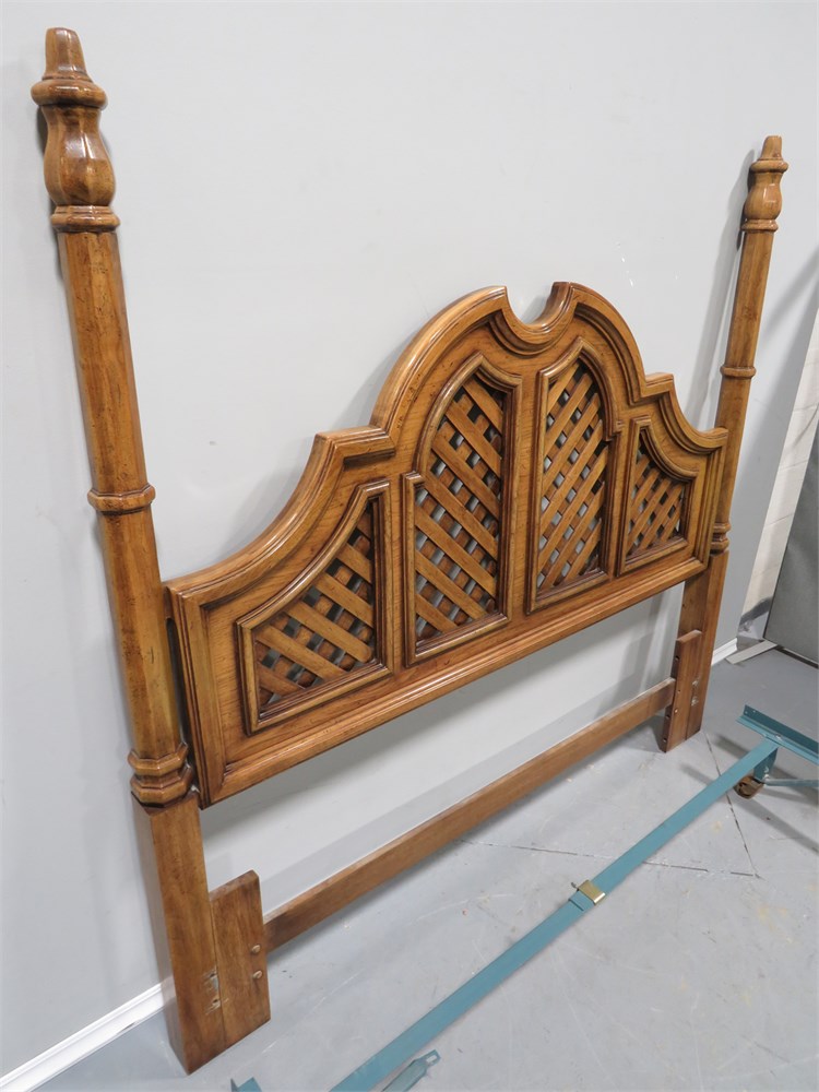 Transitional Design Online Auctions Queen Headboard & Frame