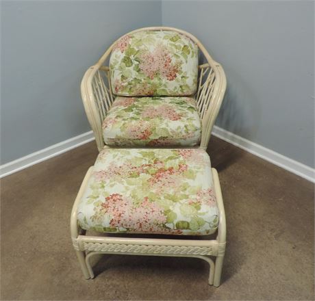 Patio / Sunroom Chair / Ottoman