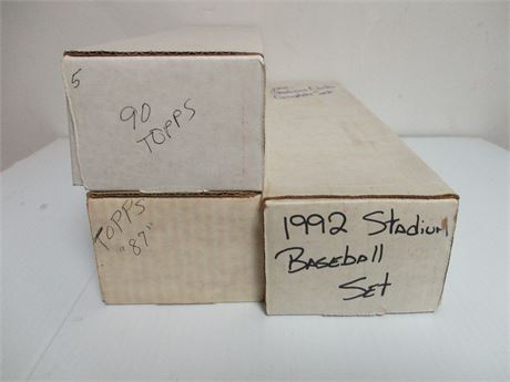 1987-92 Baseball Card Sets
