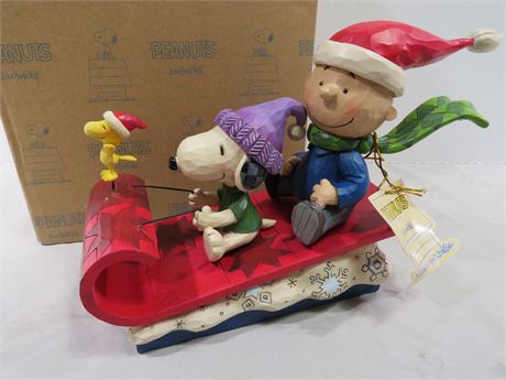JIM SHORE Peanuts Series "Snow Day" Figurine