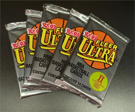 1992-93 Fleer Ultra Factory Sealed Packs LOOK FOR Shaquille O'Neal ROOKIE!