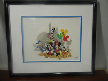 Disney Store Sericel Animated Art, "Around the World with the Fab Five", 1996