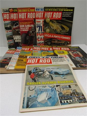 "HOT ROD" Magazines 12 issues -1971