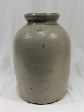 Vintage 2 Gallon Stoneware Crock